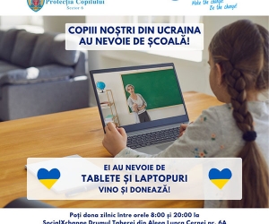 Copiii noștri din Ucraina au nevoie de școală!